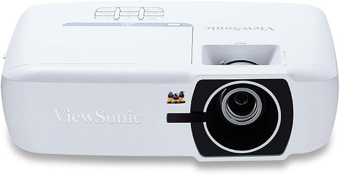 ViewSonic 1080p Projector with Rgbrgb Rec 709 DLP 3D Dual HDMI 22, 000 1 Contrast and Low Input Lag for Home Theater and Gaming PX725HD