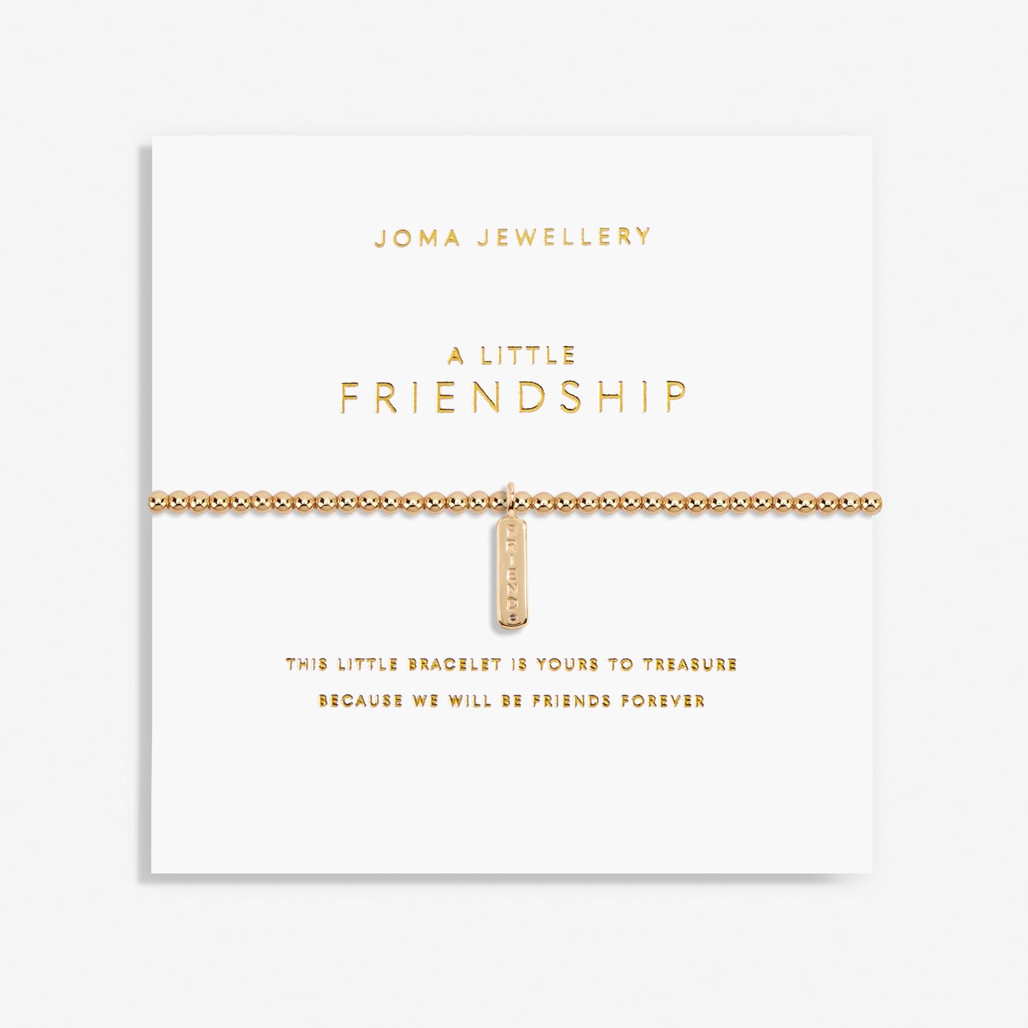 Joma Jewellery A Little Gold Friendship Bracelet