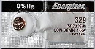 2PC Energizer 329 SR731SW Silver Oxide Battery 1.55V
