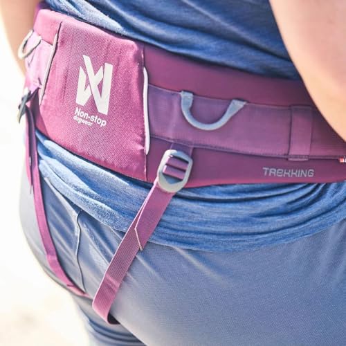 Non-stop dogwear Trekking-Belt 2.0 |122| Allrounder - Dogtrekking und Wander-Gürtel, Farbe:Purple, Größe:M