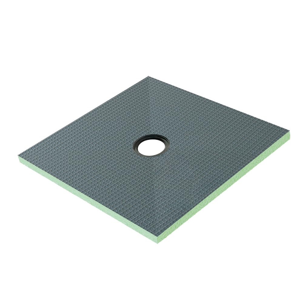 800x800x40mm Wet Room Wetroom Shower Tray Kit with Waste