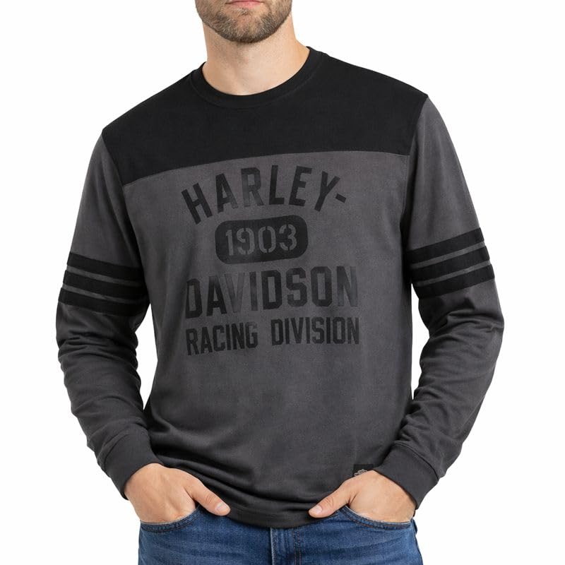 Maillot de course Harley-Davidson haut de gamme manches longues noir homme 96544-23VM