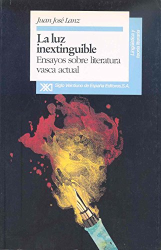 Portada de Luz Inextinguible La Ensayos Sobre Literatura Vasca Actual