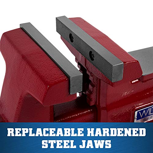 Image of Wilton Utility HD Bench Vise, 6-1 /2 inch Jaw Width, 6-1 /4 inch Jaw Opening, 4-1 /4 inch Throat (Model 656UHD)