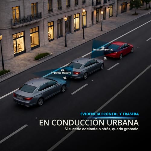 Dash CAM AutoSky 4K Pro para proteger tu coche aparcado y evitar fraudes con G-Sensor 2