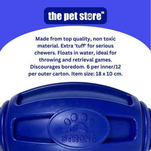 Pelota De Rugby Para Perros GORILLA TUFF | Flota En El Agua | Material Resistente | Juegos De Lanzar