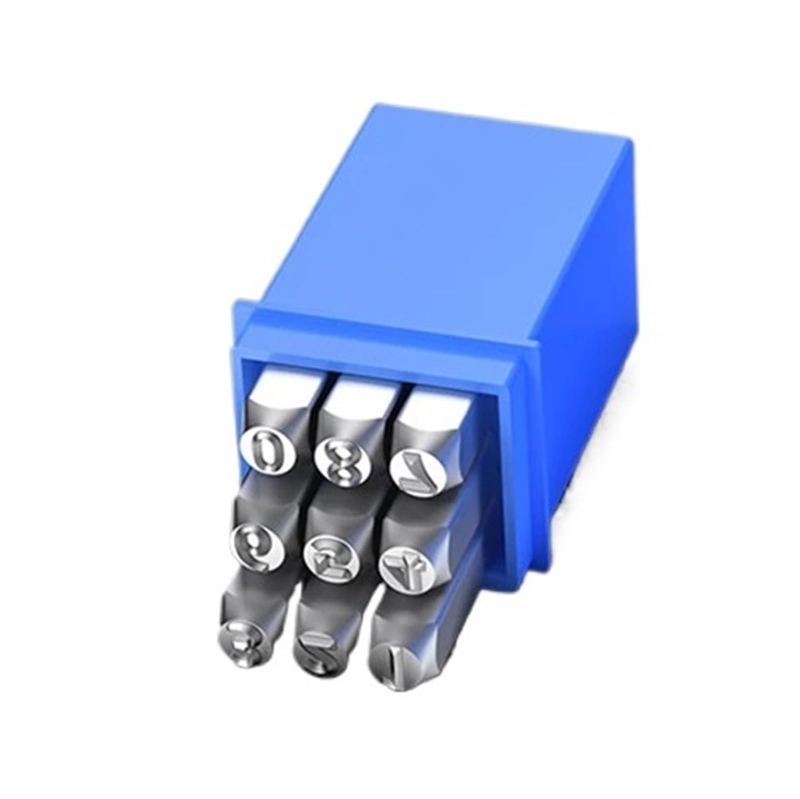 AXVOLA Steel Letter Mould Steel Punches for Metal Letters Numbers Stamping Kit Punch and Tool DIY Belt Leather Craft(4mm Number)