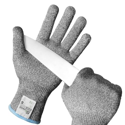Image of Schwer 150 Pairs Core ANSI A6 Cut Resistant Gloves, Food Grade, CR1401, M | Non PFAS, No Glass Fiber, for Kitchen Food Prep, Mandolin Slicing, Meat Cutting, Oyster Shucking, Fish Fillet Processing