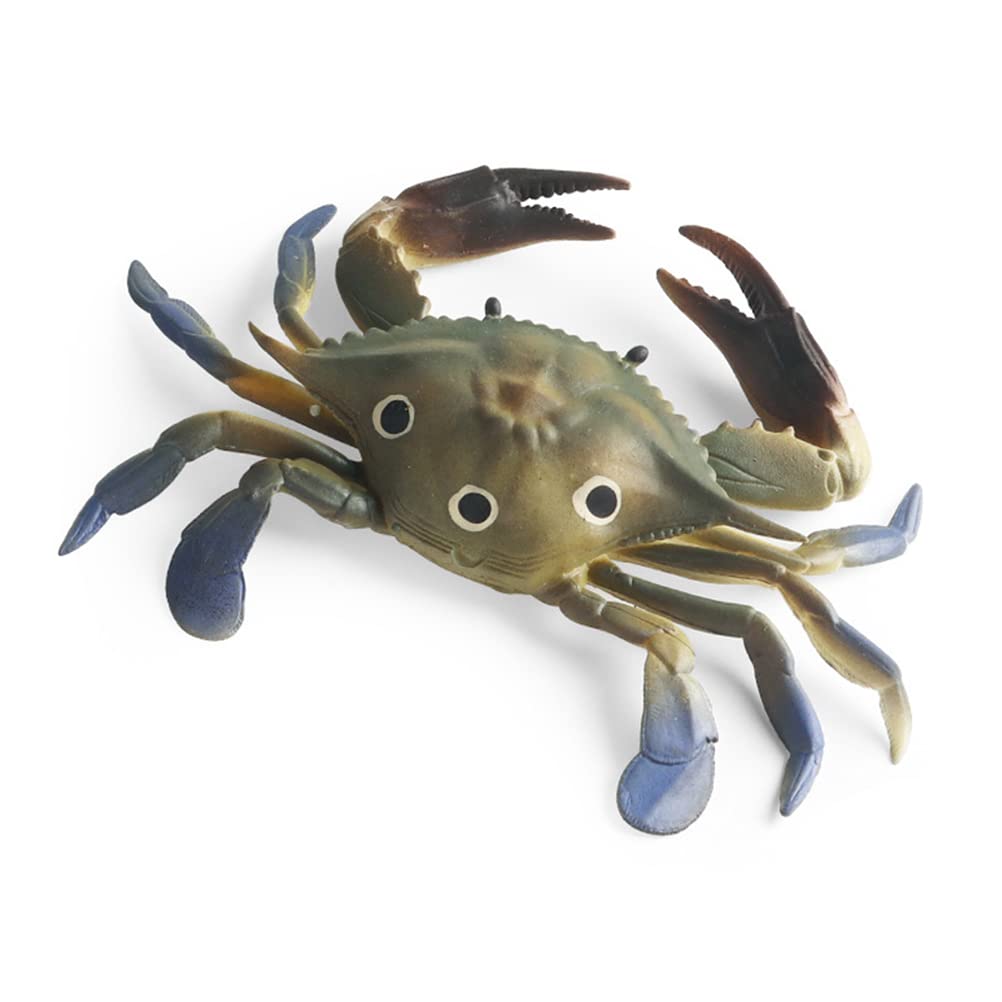 Bagima Boys Crab Squishy Animal Toy Realistic Sea Animal Soft Toy Figures Stress Relief Soft Rubber Squeeze Kawaii Cute Decompression Toy For Girls