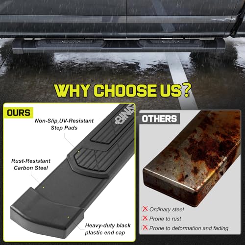 Estribos Running Boards 6 Inch para Dodge Ram 1500 2009-2018 miniatura 5