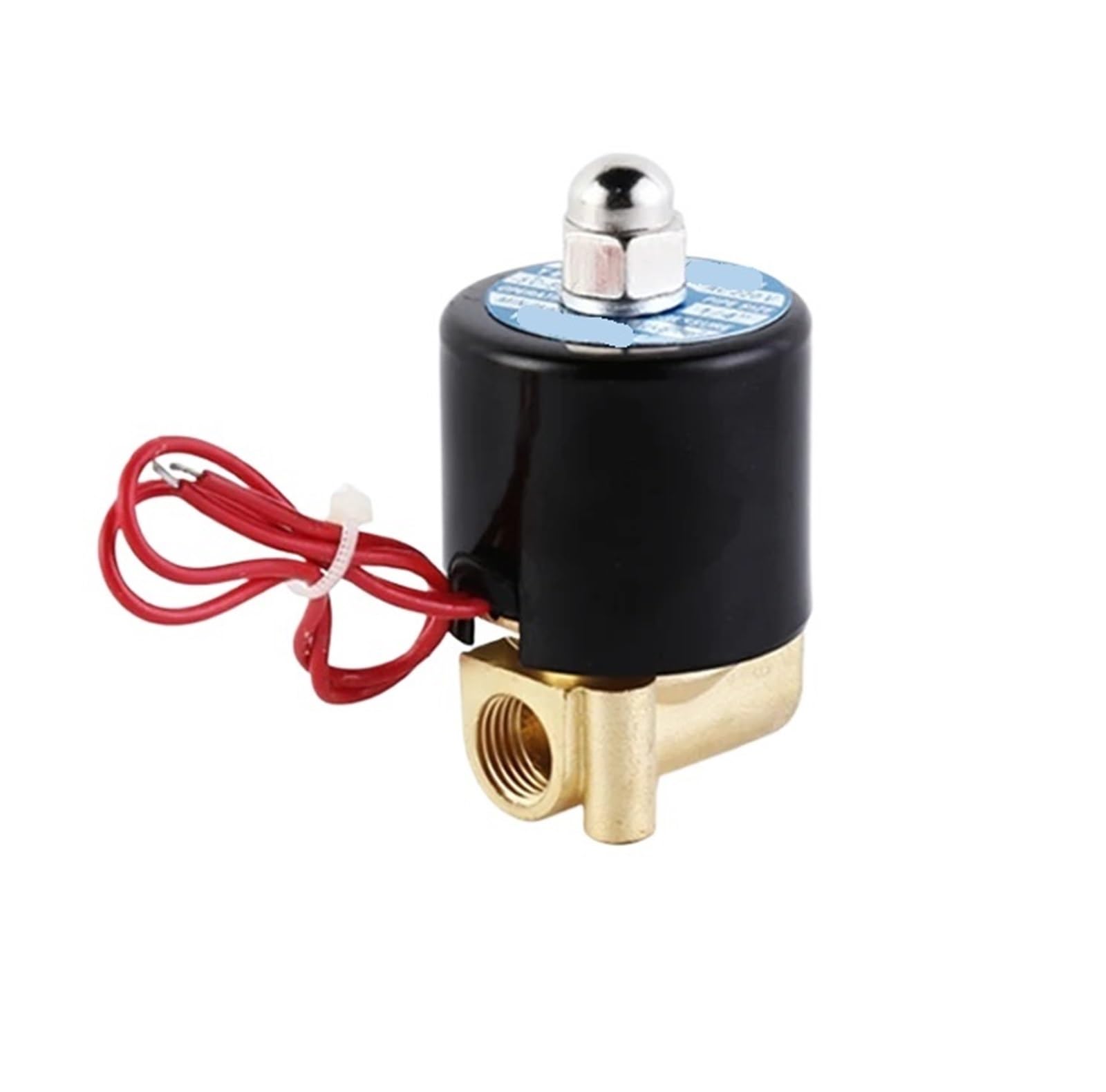 Válvula solenoide de latón 1/8 NPT ideal para automatización industrial de fluidos