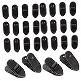 BCOATH 100個ヘッドホンケーブルクリップ 小型 ケーブル固定 クリップ イヤホンワイヤー整理 マイクコード アウトドア アクティビティ対応