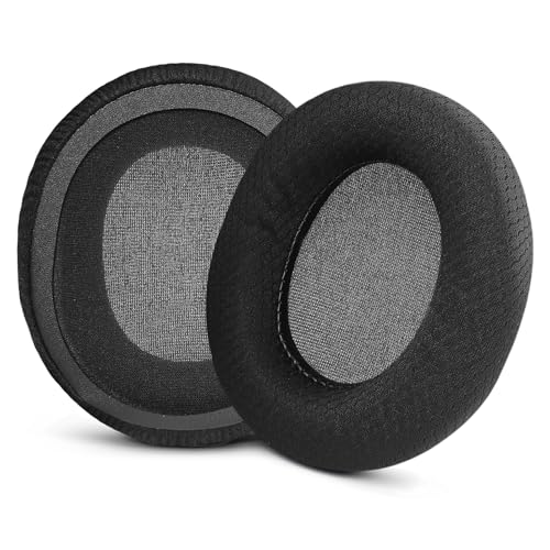 Arctis Pro Reemplazo de almohadillas para SteelSeries Arctis 1, 3, 5, 7, 9 Auriculares, cojines de tela de malla para auriculares inalámbricos Arctis Pro (Negro) miniatura 1