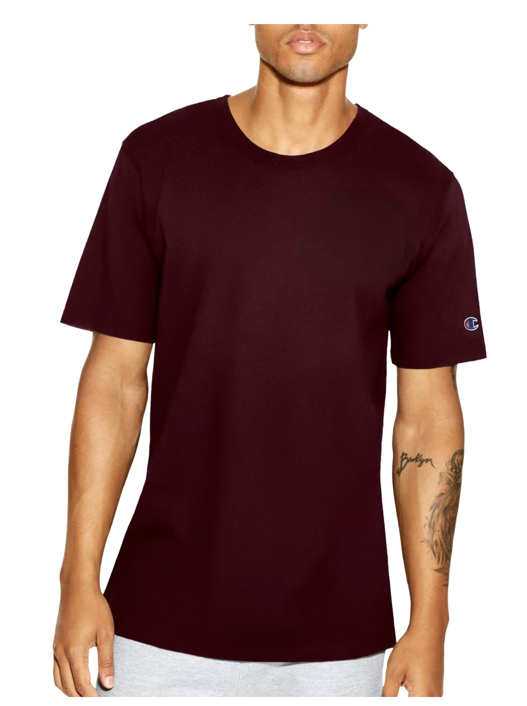 Men's T-shirt, Cotton Midweight Men's Crewneck Tee,t-shirt for Men, Graphic Script