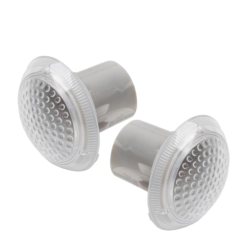 genérico FSFYUK Luz de posición lateral, luz de señal de giro, indicador, 1 par para Transit Connect 10-21 ABS + PC transparente