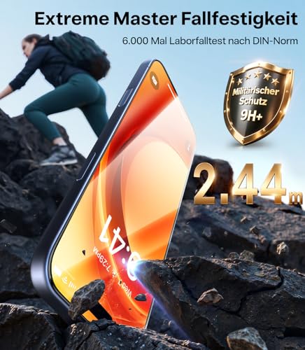TORRAS für iPhone 16 PLus für Panzerglas 9H+ Folie TOP Stoßfest, 2 Stück – Ansicht 7