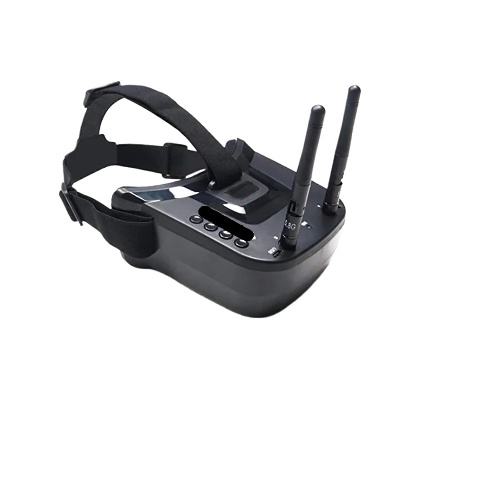 Occhiali FPV VR009 5.8G 40CH, visore video da 3 pollici 480x320, occhiali FPV HD DVR Diversity, compatibili con droni con telecamera(Orange sponge)