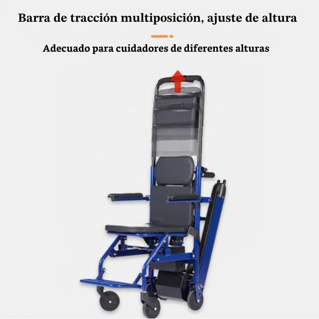 HZWJD Silla Para Subir Y Bajar Escaleras Sin Esfuerzo,Silla Salvaescaleras,Salvaescaleras,Salvaescaleras Para Personas Mayores,Scooter De Movilidad Plegable,Carga 165 Kg A