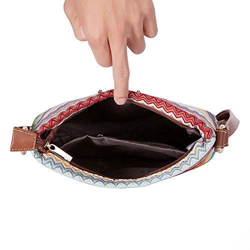 Image of Signare Tapestry Crossbody Bag Sling Shoulder Purse for Women