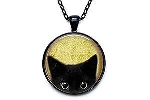 Black Cat Necklace: The Purrfect Peek-A-Boo Accessory