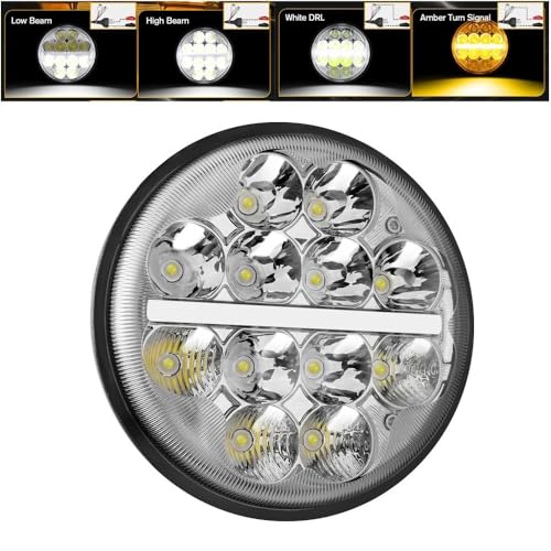 Phare moto 5,75" optique avant 5 3/4 pour custom Dyna Switchback et Wide