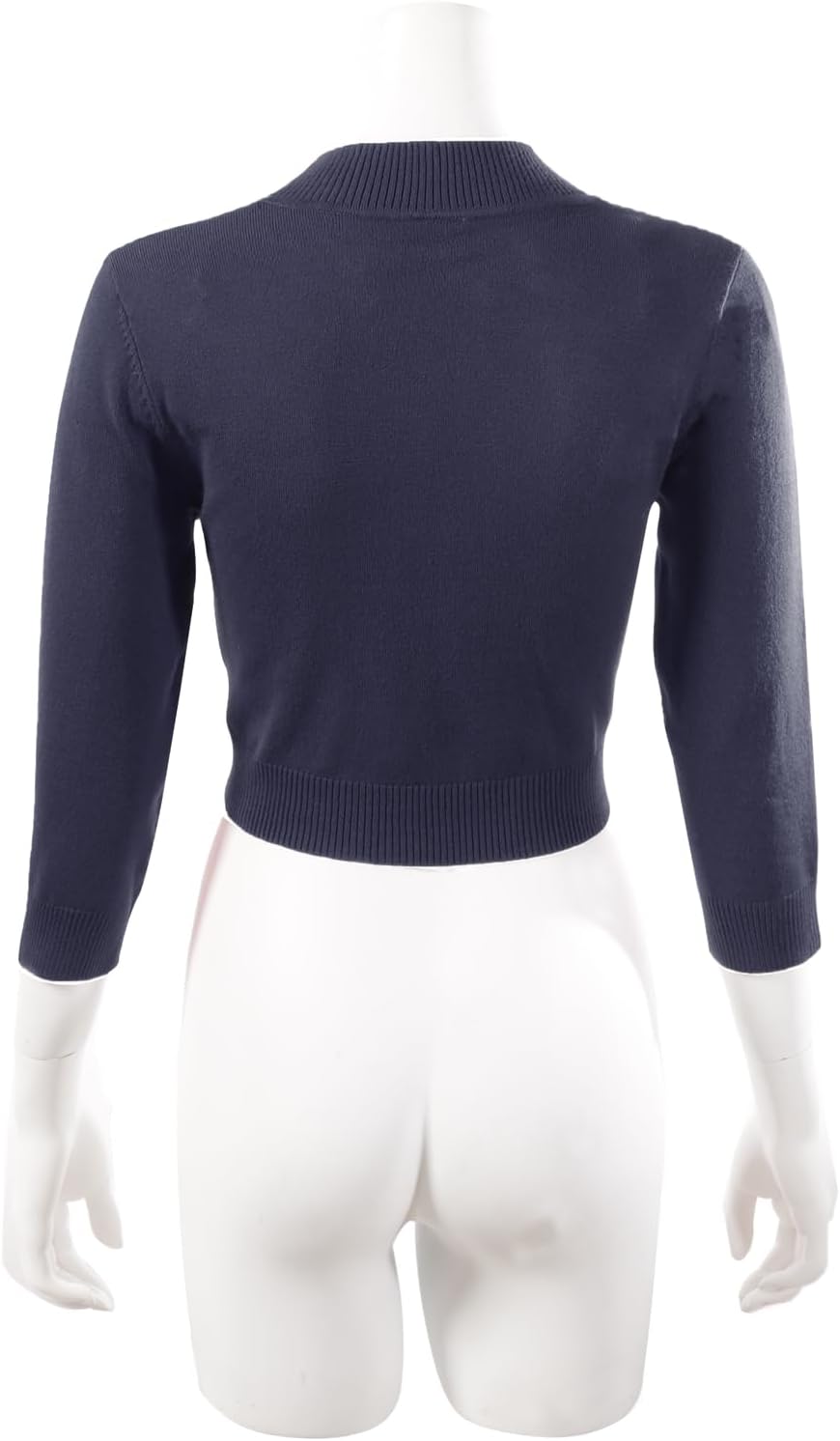 Allsense Women’s Bolero Shrug for Dresses, 3/4 Sleeve Open Front Cropped Cardigan Sweater, Lightweight Knit Formal Cover Up
