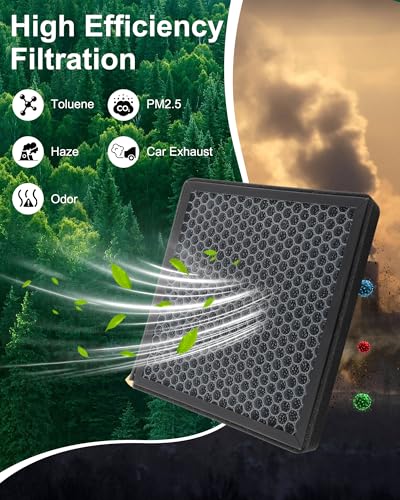 Image of CF11643 Cabin Air Filter for VW Atlas Tiguan Jetta GTI, for Audi Q3 TT A3 | Activated Carbon Beads for VW (2015-2025), for Audi (2015-2025)