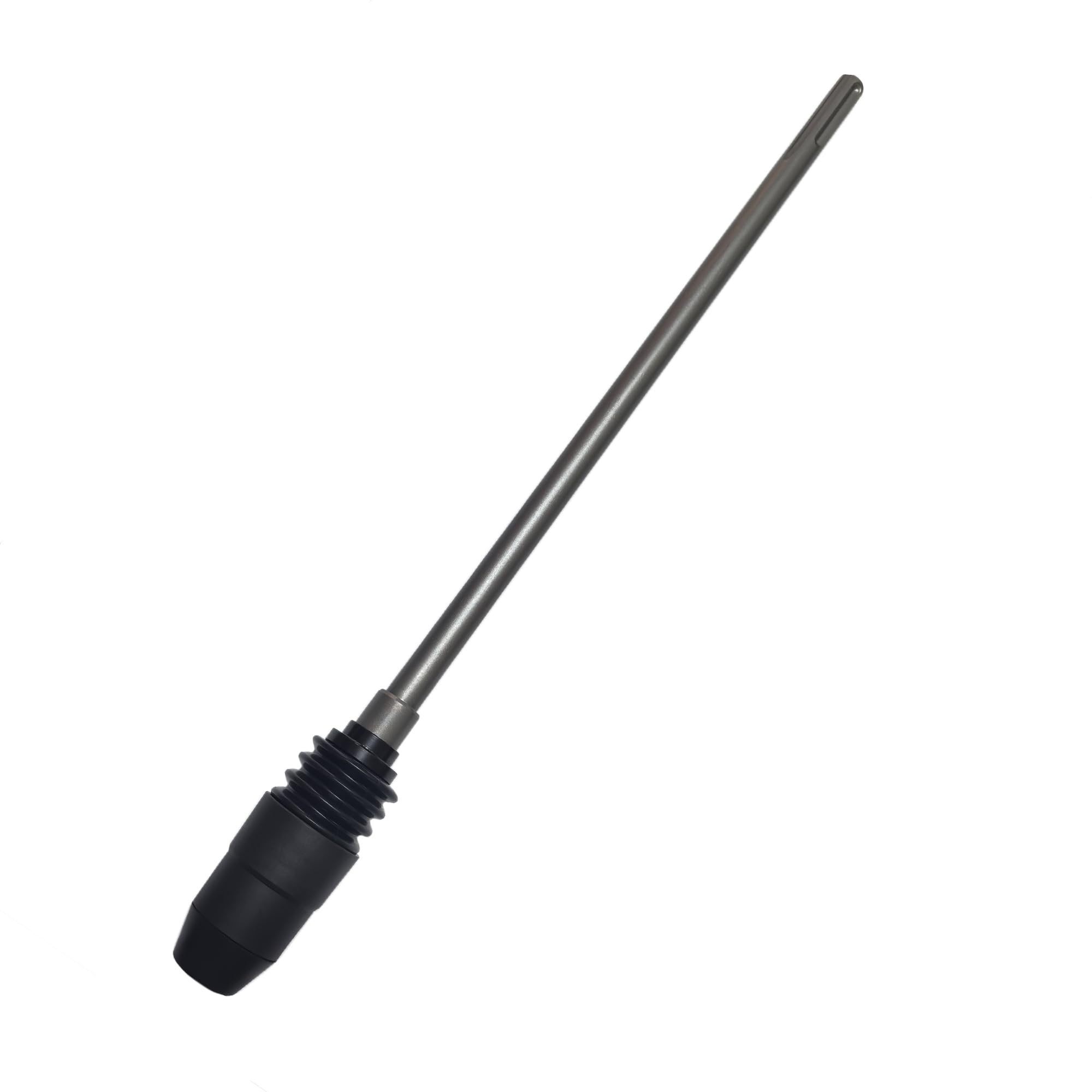 Drążek przedłużający SDS Max na SDS Max z adapterem uchwytu szybkiego wymiany, długość 61 cm, stal stopowa 40Cr, do głębokiego wiercenia i trudno dostępnych przestrzeni (dł.), 61 cm Max M do Max F
