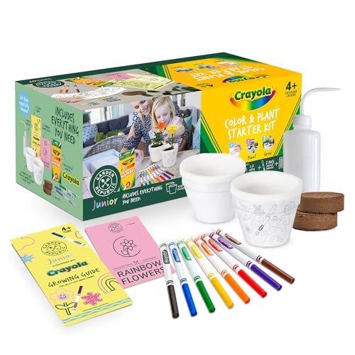 Garden Republic Jr Color and Plant Starter Grow Kit for Kids - Color & Plant Growing Kit for Kids