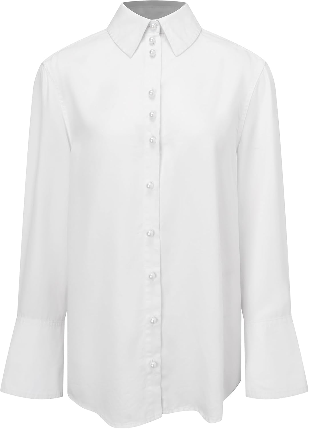 Button Down Shirts for Women Dress Shirts Business Casual Outfits Collared Fitted Blouse 100% Tencel - Image 2