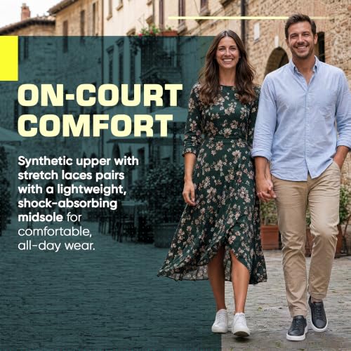 Image of Skechers Men's Court Break - Double Vented Hands Freee Slip-ins | Casual Shoe, Air-Cooled Memory Foam, No Tie Fit, Hands Free Slip-ins