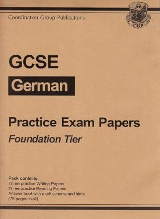GCSE German Practice Papers - Foundation