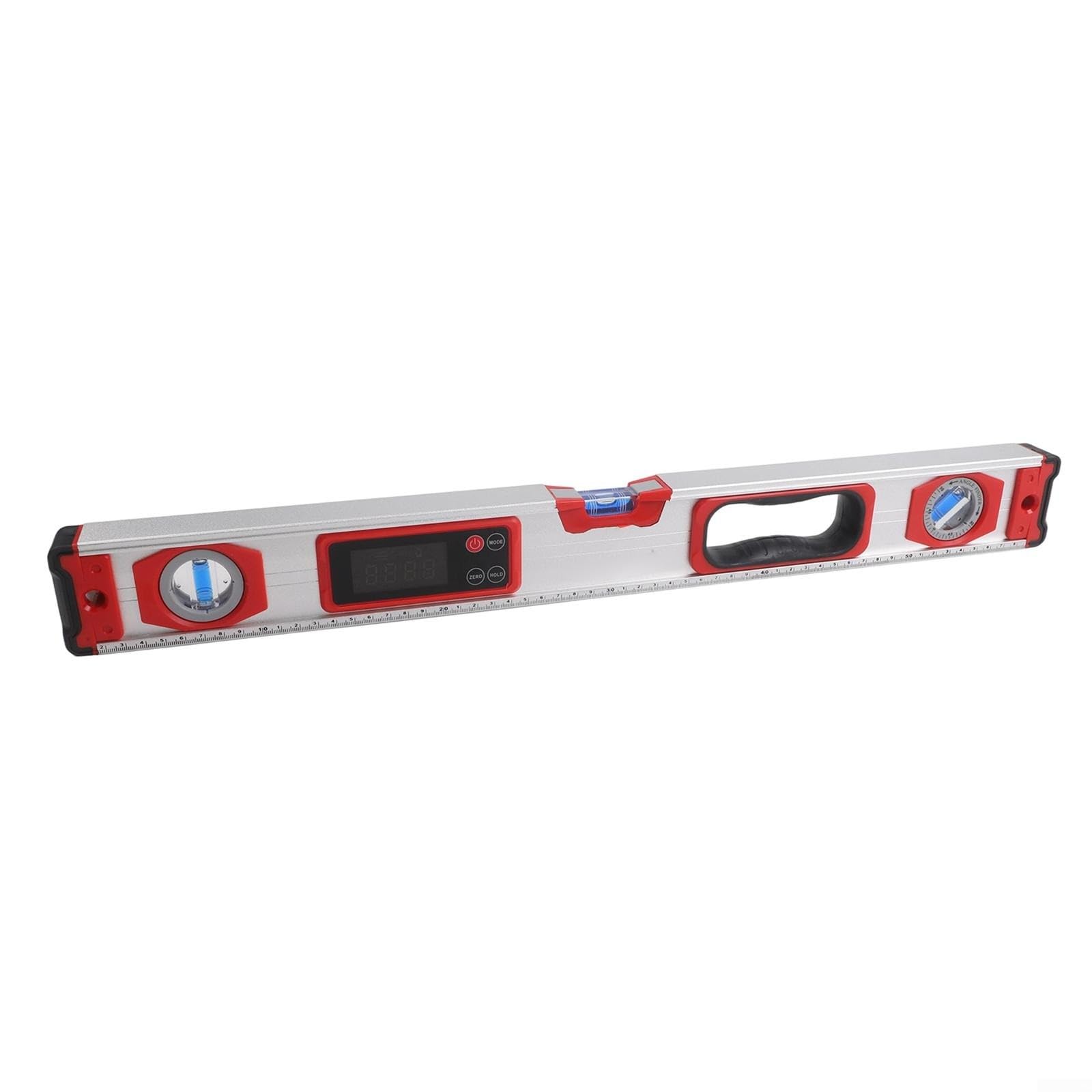 Inclinometro elettronico digitale in lega di alluminio, precisione 0,05°, display retroilluminato, ribaltamento automatico per misurazione pendenza (400 mm)