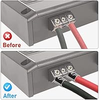 Vista 5 de 12 Uds calibre 1/0 a 4 calibre Pin AWG Cable de alimentación Reductor de cable de audio para coche Terminal Nuevo