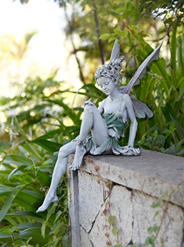 Napco 11235 Sitting Fairy Garden Statue, 24" #TOP2