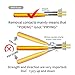D SUB Connector Pins Removal Tool JRready DRK-D SUB Pins insertion Extraction Tool for TE/AMP/Harting Heavy Duty 5A Han DB Connector Crimp Contacts Extract, ID:0.07,OD: 0.09