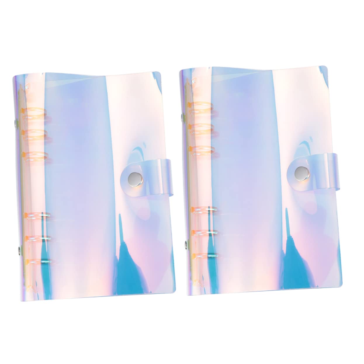 HOMSFOU 2pcs Lightweight Binder Shell for Files and Paper Organization Portable Folder for Office School and Everyday Use and Material for Performance