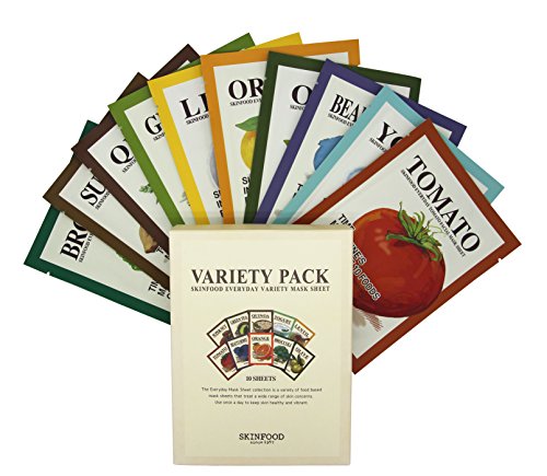 Skinfood Everyday Mask Sheet Variety Pack, 10 Count
