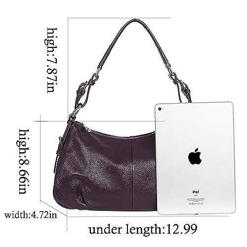 HESHE Leather Purses and Handbags Hobo Shoulder Bags Tote Bag Crossbody Purse Ladies Designer Satchel Bags3