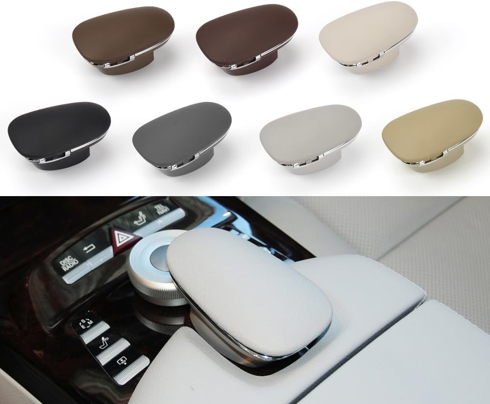 for Mercedes W221 Car Phone Cover Armrest Box Phone Fixed Cover Replacement for Benz S Class S300 S400 S500 2006-2013 2216800319 (Black)