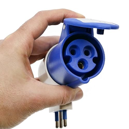 Elektrischer Adapter für Zwei-Stecker 2P+T 10/16A, industrielle Steckdose CEE 16A 250V