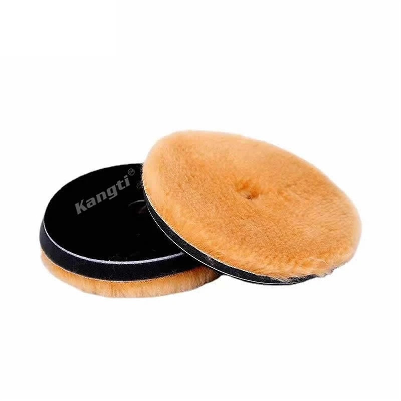 Disco di lucidatura in feltro di lana Wool Polishing Pad Car Buffing Disc Multiple Sizes Multipack Backer(5pcs,6 Inch (150mm) Backer)