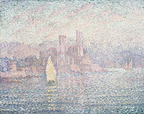 Affiche Paul Signac Matin d'Antibes impression toile 60x90cm pour décoration