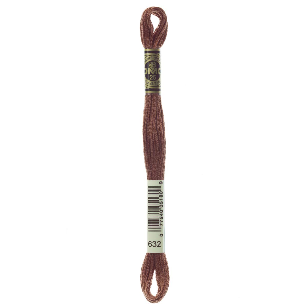 DMC Embroidery Floss Mouline Stranded Cotton Thread for Hand Embroidery and Sewing - Colour No: 632-12 x 8m Skeins โ image 1