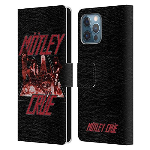 Funda libro Motley Crue para iPhone 12 Pro Max ideal para conciertos y viajes
