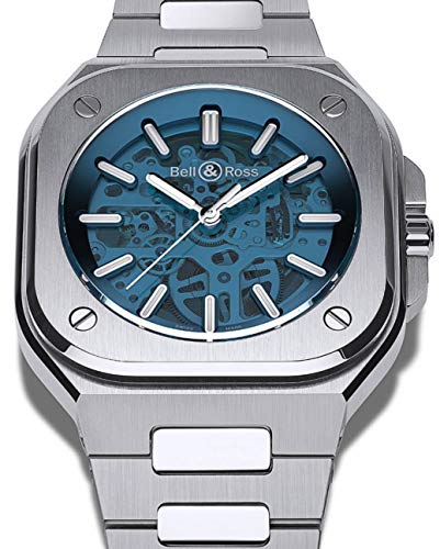 Bell & Ross BR 05 Limited Edition Blue Skeleton Automatic Men's Watch BR05A-BLU-SKST/SST3