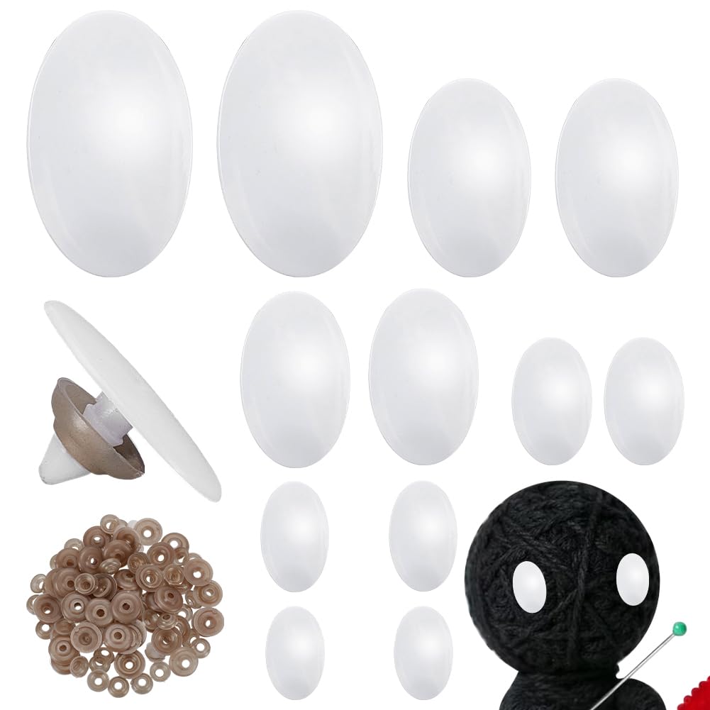 Amazon.com: PH PandaHall 120PCS White Safety Eyes, 0.83-1.85inch
