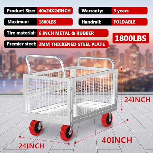 Carrito de cesta 5 en 1 ideal para optimizar el trabajo en el almacén 3