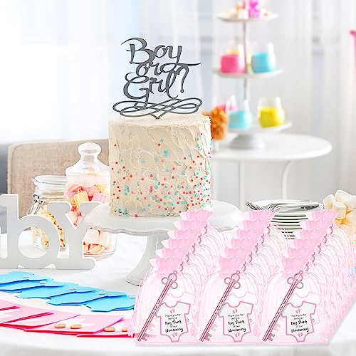 Geyoga 50 sets de bolígrafos para baby shower miniatura 6