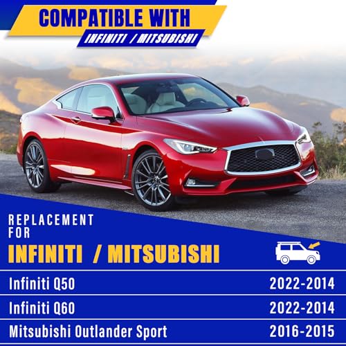 Image of 26 inch 17 inch Front Windshield Wiper blades Replacement for Infiniti Q50 2014-2022,Q60 2014-2022,Mitsubishi Outlander Sport 2015-2016,Premium All-Season Replacement Automotive Windshield Wipers